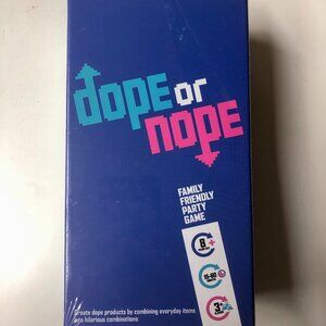 Dope or Nope Game – Family Party Card Game – English – Sealed – Ages 8+